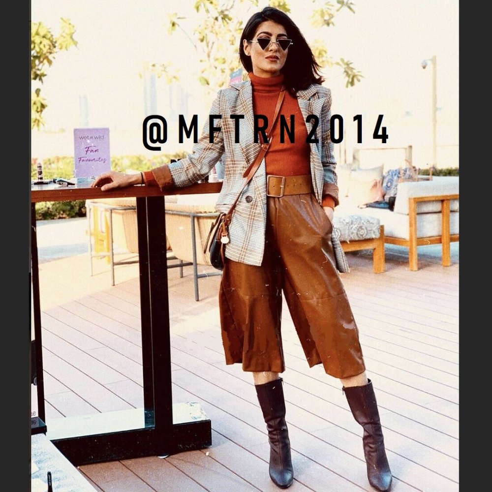 SOLD! ZARA Faux Leather Long Shorts - Picture 11 of 16
